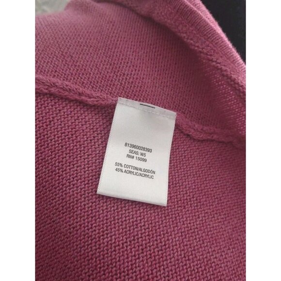 Bongo Size L Sweater Long Sleeve Pink Pullover ~ Embroidery detail ~ EUC! - Picture 10 of 10